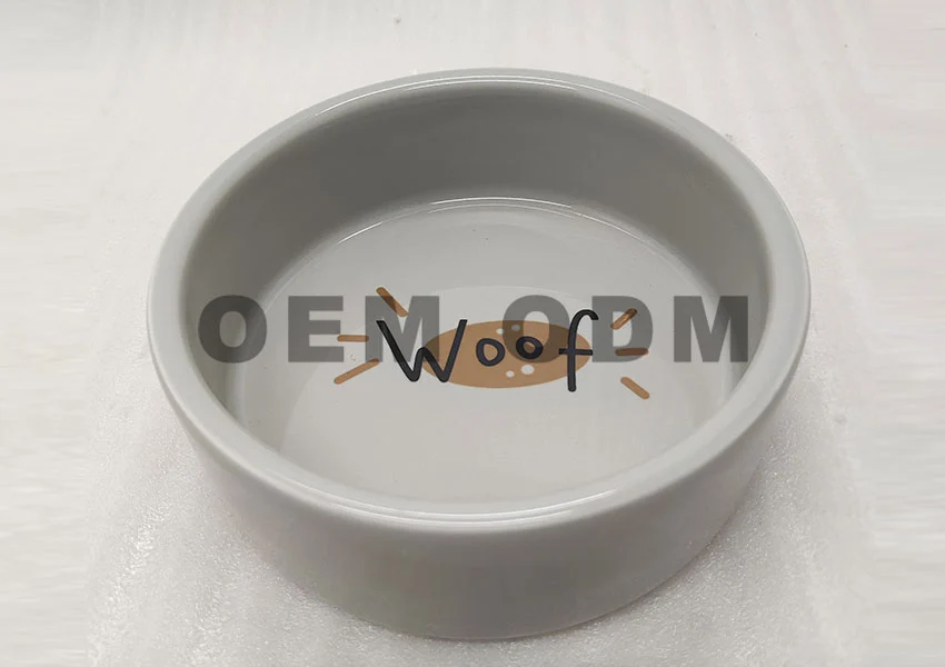 Ceramic Cat Food Bowl